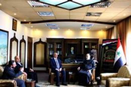 وزير الأوقاف يستقبل  القائم بأعمال السفارة العراقية بدمشق 